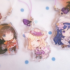 Love Live Aquors Third Years Keychains