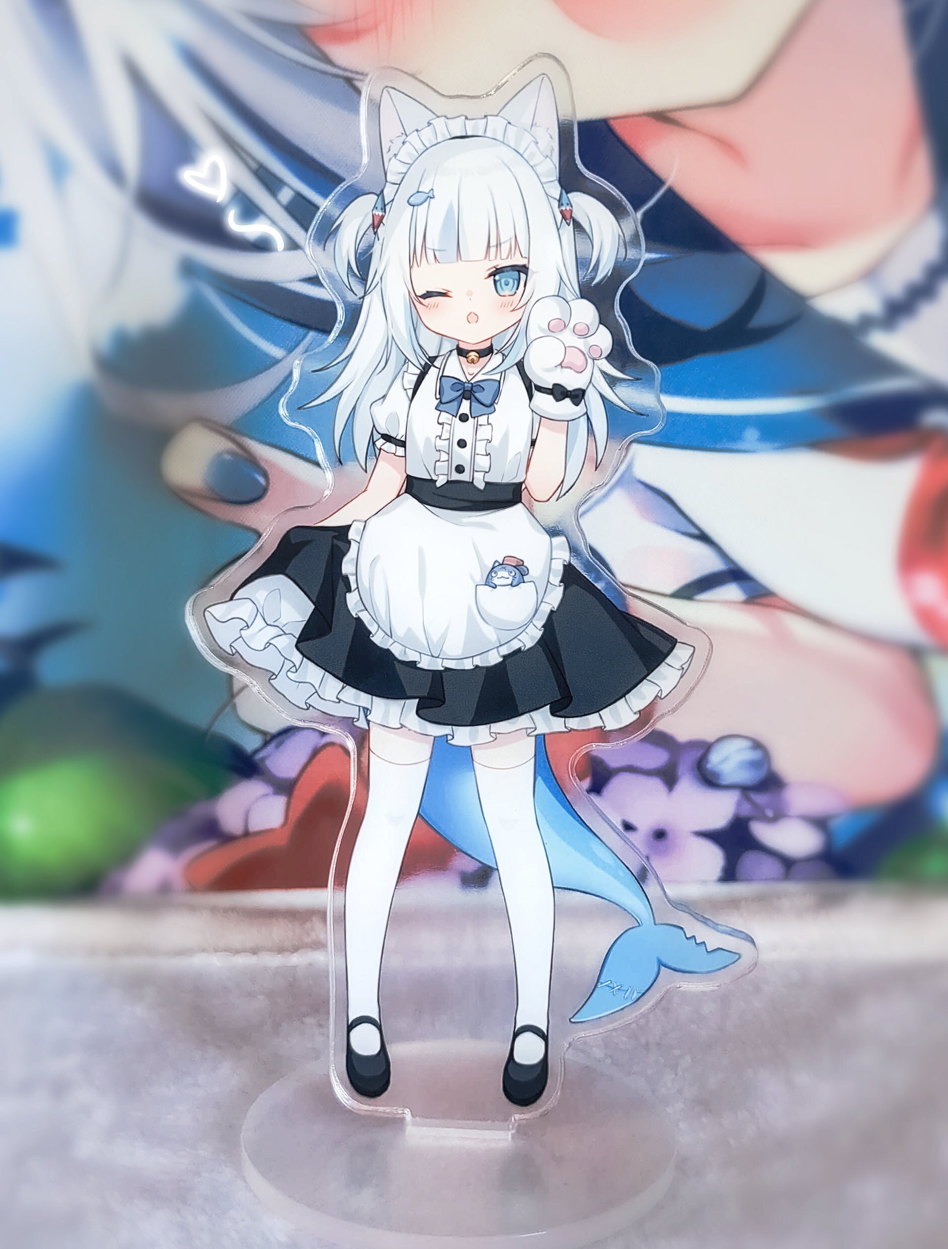 あみぐるみ gura Hololive Holocure Gura Gwar's Shrimp- Nendoroid Scaled - Etsy