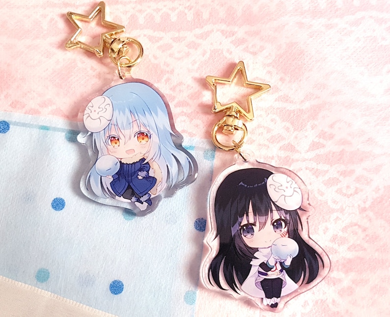 Rimuru Tempest and Shizue Izawa Double Sided Charm | Etsy