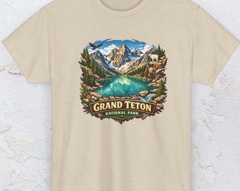 Grand Teton Delta Lake T-Shirt | National Park Landscape Tee