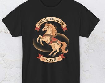 2026 Year of the Horse Shirt | Horse Zodiac Tee, Chinese Astrology 2026