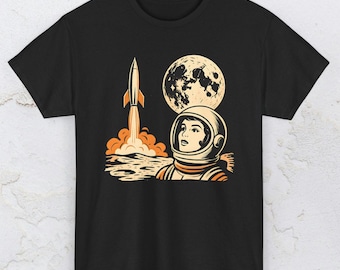 Return to Moon Illustration Tee | Lunar Exploration