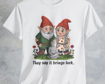 Funny Garden Gnome T-Shirt: Whimsical Gardening Gift