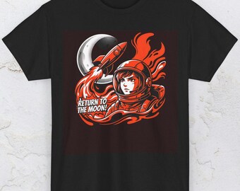 Return to Moon Illustration Tee | Lunar Exploration Anniversary