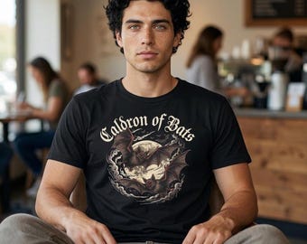 Cauldron of Bats T-Shirt | Gothic Bat Illustration Tee
