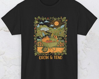 Gardener Graphic Whimsical Tee | Gardening Plants Flowers Shirt