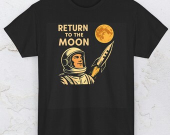 Moon Return 1972 Retro Space Tee |\unar Mission Shirt