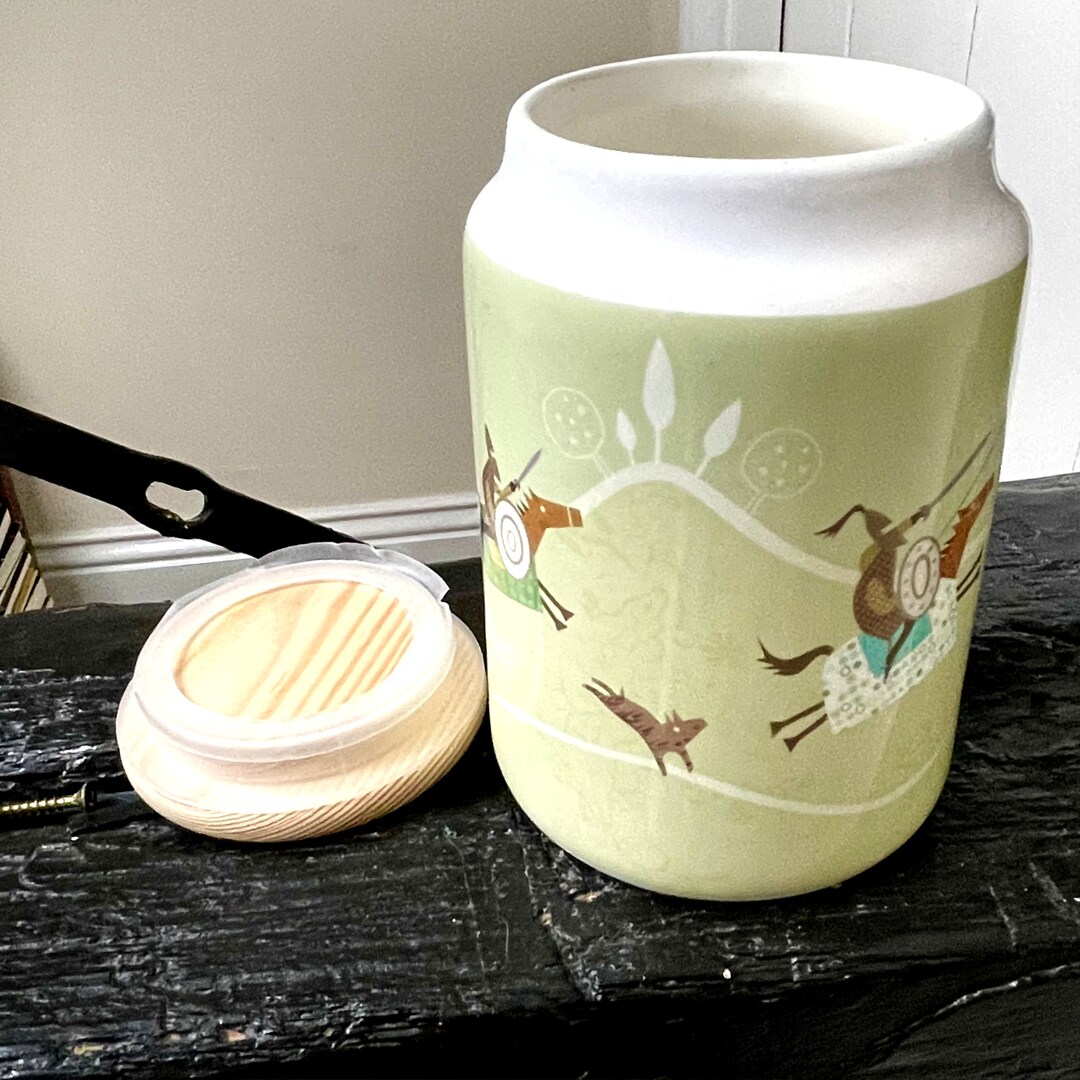 Knights Ceramic Cookie Jar Etsy