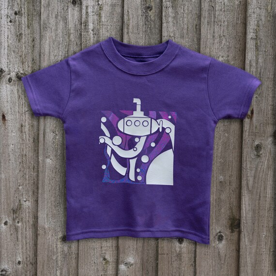 Inda-Bayi Baby-Toddler-Kids Cotton T Shirt Submarine Inda-Bayi Baby-Toddler-Kids Cotton T Shirt Submarine