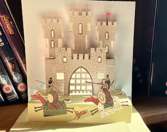 Ritterburg Pop up Glow Karte