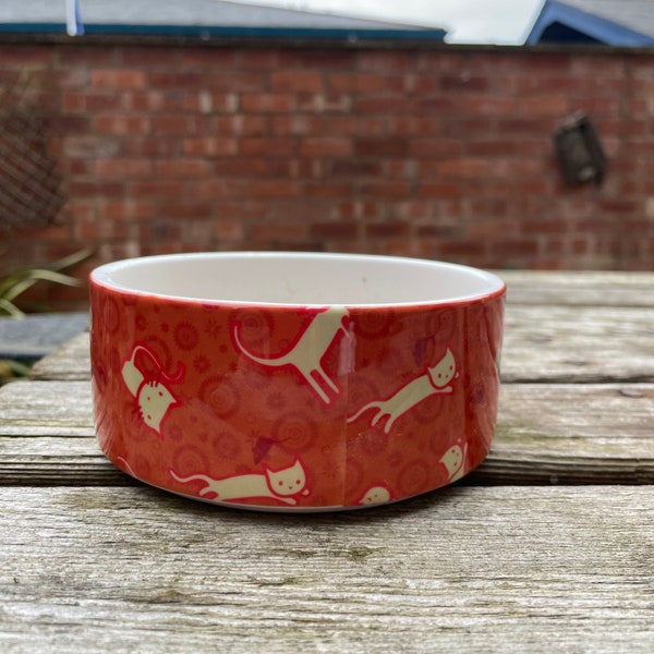 Ceramic Cat Bowl Etsy UK