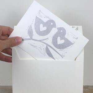 Hand printed card for Weddings, Anniversaries and Special Occasions image 3