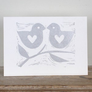Tarjeta impresa a mano para Bodas, Aniversarios y Ocasiones Especiales