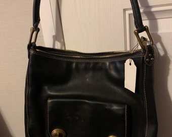 1990 Marc Jacob’s large leather shoulder bag. One of a kind