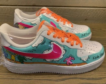 Custom Air Force 1 Inspired by Keith Haring "A Night in Miami"