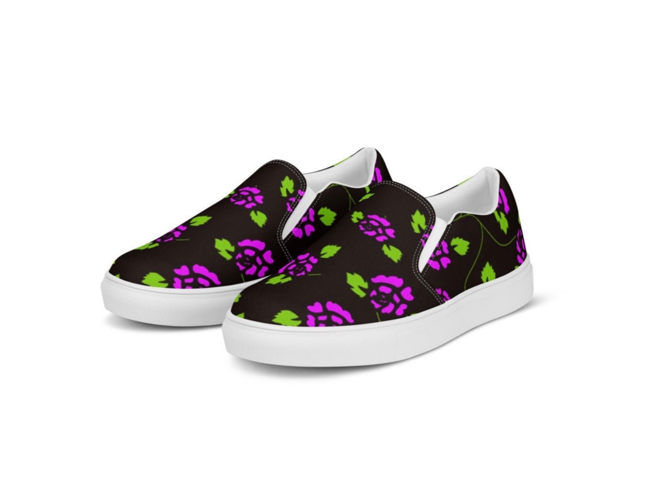 Etsy vans best sale roses