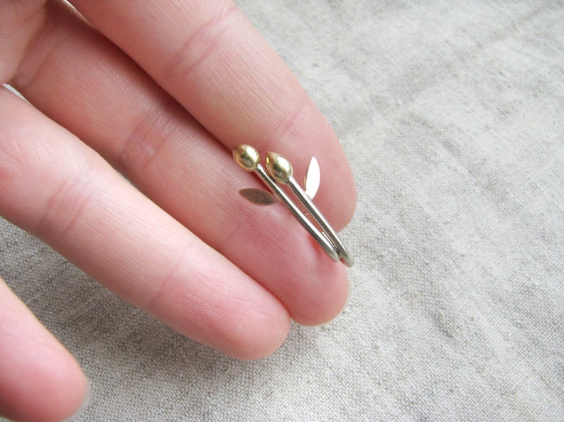 stud earrings-silver floral earrings-climber botanical earrings-buds earrings Suspender earrings climbers earrings flowers