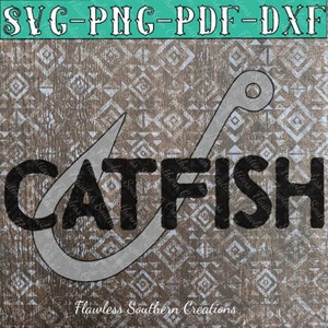 Catfish hook SVG