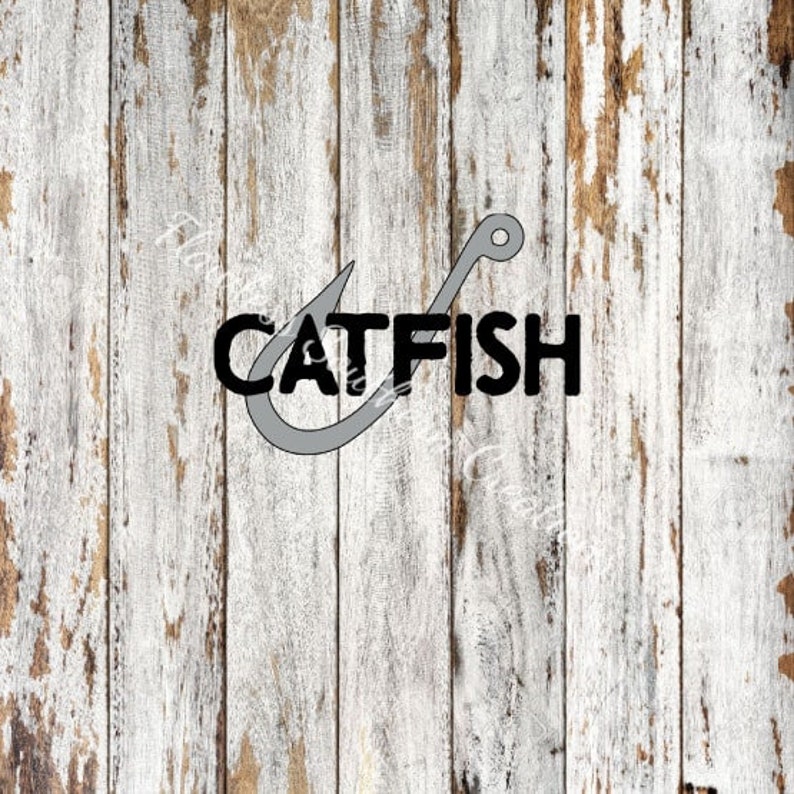 Catfish Hook SVG Etsy Hong Kong