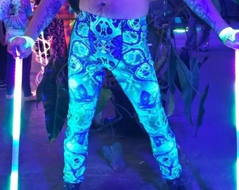 Mens Rave Leggings Mens Festival Leggings Mens Rave Outfit