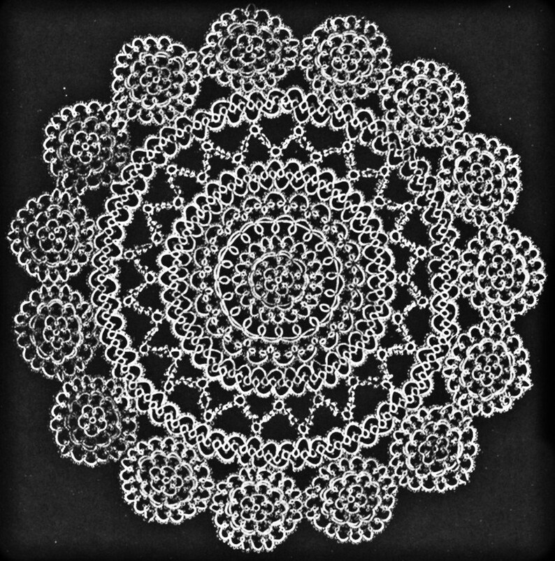 Instant Download PDF Classic Tatting Patterns English Language