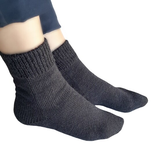 Knitted merino Socks 75% Merino Wool Soft and Warm | Etsy