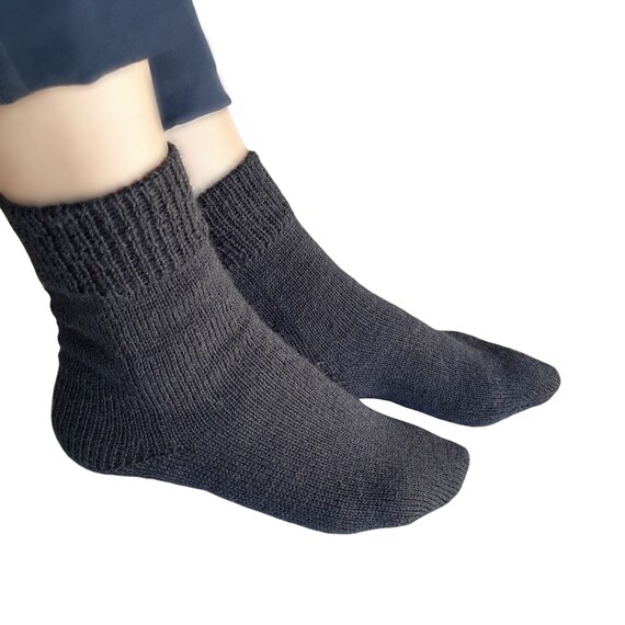 Knitted merino Socks 75 Merino Wool Soft and Warm Etsy