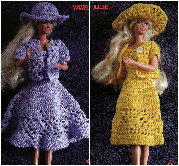 Robe de princesse au crochet pour barbie sale