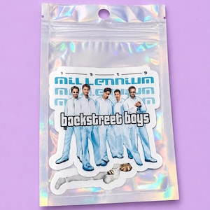 Small Backstreet Boys Millennium sticker pack (2)