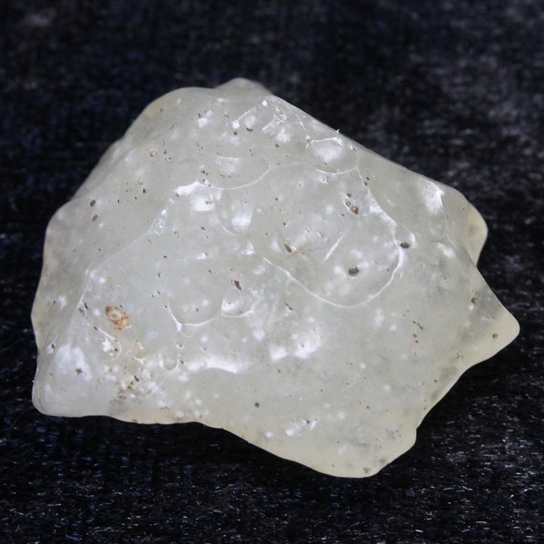 Libyan Desert Glass LDG Meteorite Tektite Impactite Rough Natural Sample With Regmaglypts & Inclusions 12.5g