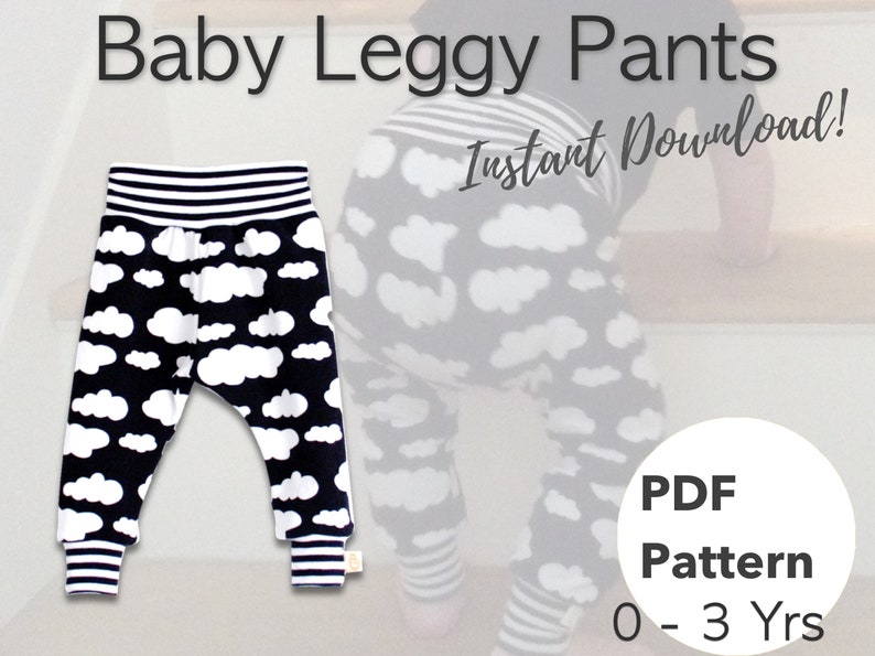 Baby Leggings PDF Sewing Pattern Baby Clothes Sewing Patterns - Etsy