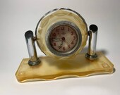 Soviet Clock, Vintage Clock, Mechanical Clock, Working Clock, USSR Clock, Table Clock, Mantel clock, Chelyabinsk Clock Factory, Tank Watch