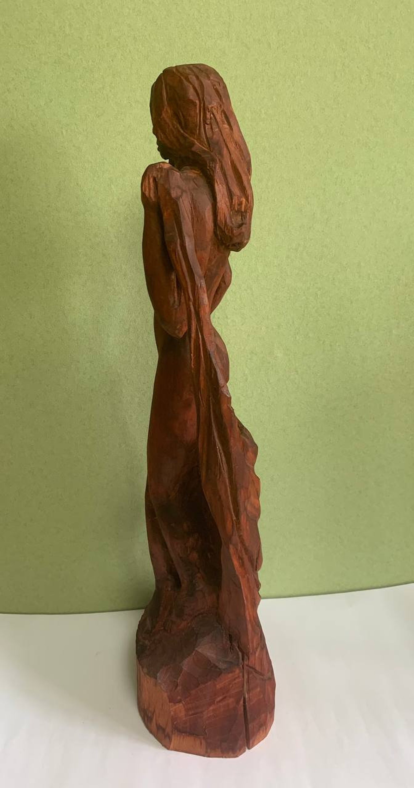 Hand Carved Wooden Statues undine Mermaid Etsy