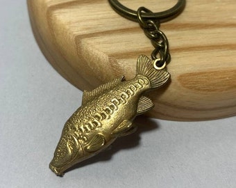 Handmade Keychain Carp Fish, Charm Carp Fish, Trinket Carp Fish, Pendant Carp Fish, Bronze Carp Fish, Carp Fish, Keychain Carp Fish, Bronze