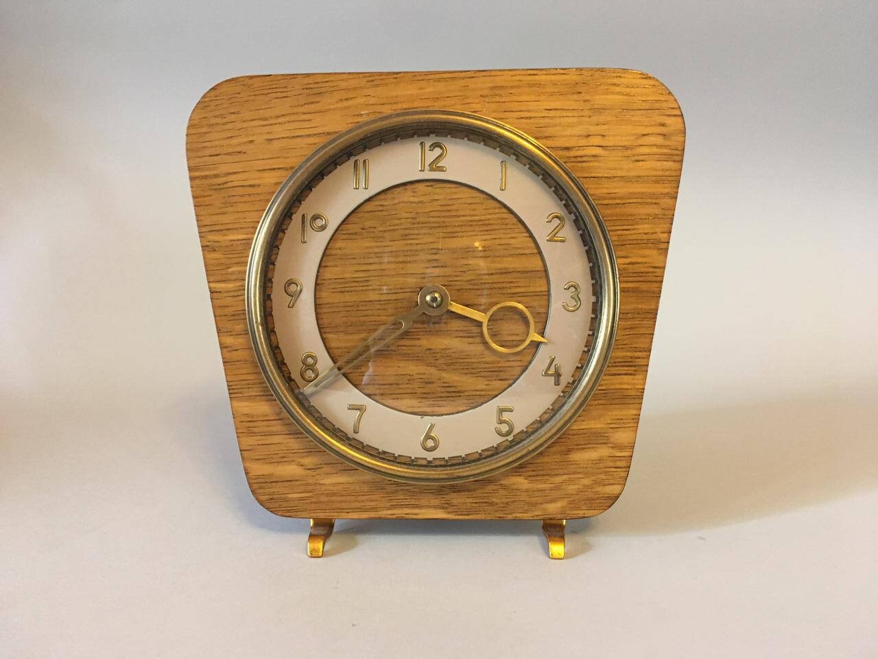 Soviet Clock, Vintage Clock, Mechanical Clock, Working Clock, USSR Clock, Table Clock, Mantel