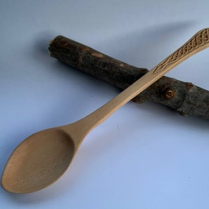 Big Wooden Spoon, Maple Spoon, Handmade Wooden Dishes, Wooden Utensil, Wooden Cutlery, Wooden Ladle, Kitchen Tool, Large Deep Spoon