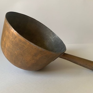 Vintage Ladle, Antique Ladle, Copper Ladle, Tinned Ladle, Metal Ladle, Ancient Ladle, Antique Dishes, Rare Ladle, Kolchugin Partnership