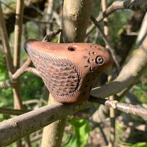 Ocarina Bird 3, Ceramic Ocarina,Handmade Ocarina, Clay Ocarina, Folk Instruments, Ethnic Instrument, Musical Instruments