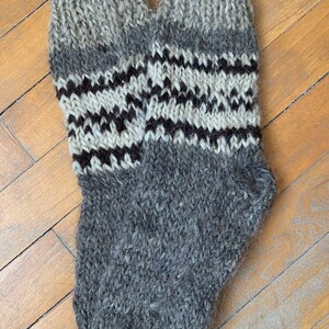 Knitted Woolen Sheep Socks, Unisex Socks, Winter Socks, Handmade Woolen Socks, 100% Woolen Sheep Socks, Natural Woolen Socks