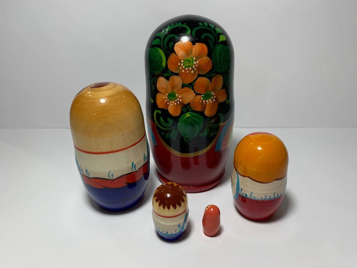 Handmade Nesting Doll Nesting Doll Hand Painted Nesting | Etsy