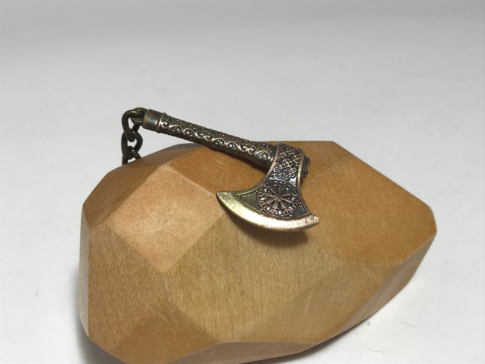 Handmade Keychain Viking Ax, Charm Viking Ax, Trinket Viking Ax