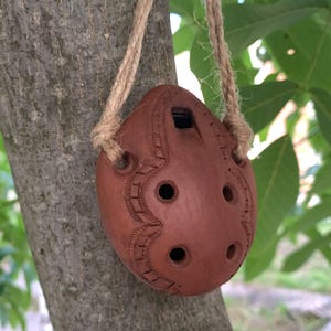 Ocarina 4, Ceramic Ocarina,Handmade Ocarina, Clay Ocarina, Folk Instruments, Ethnic Instrument, Musical Instruments