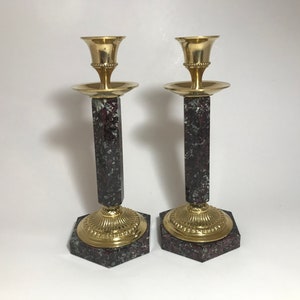 Exclusive Candlesticks, Candlesticks, Natural Stone Eudialyte, Lopar blood, Eudialyte, Sconce, Candelabrum, Gift from Stone, Natural Stone image 6