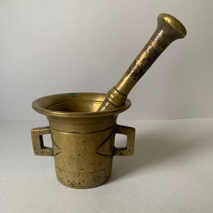 Vintage Bronze Stupa, Antique Bronze Tolkushka, Pestle and Mortar, Brass Mortal, Vintage Brass Mortal, Antique Brass Mortal, Bronze Mortal