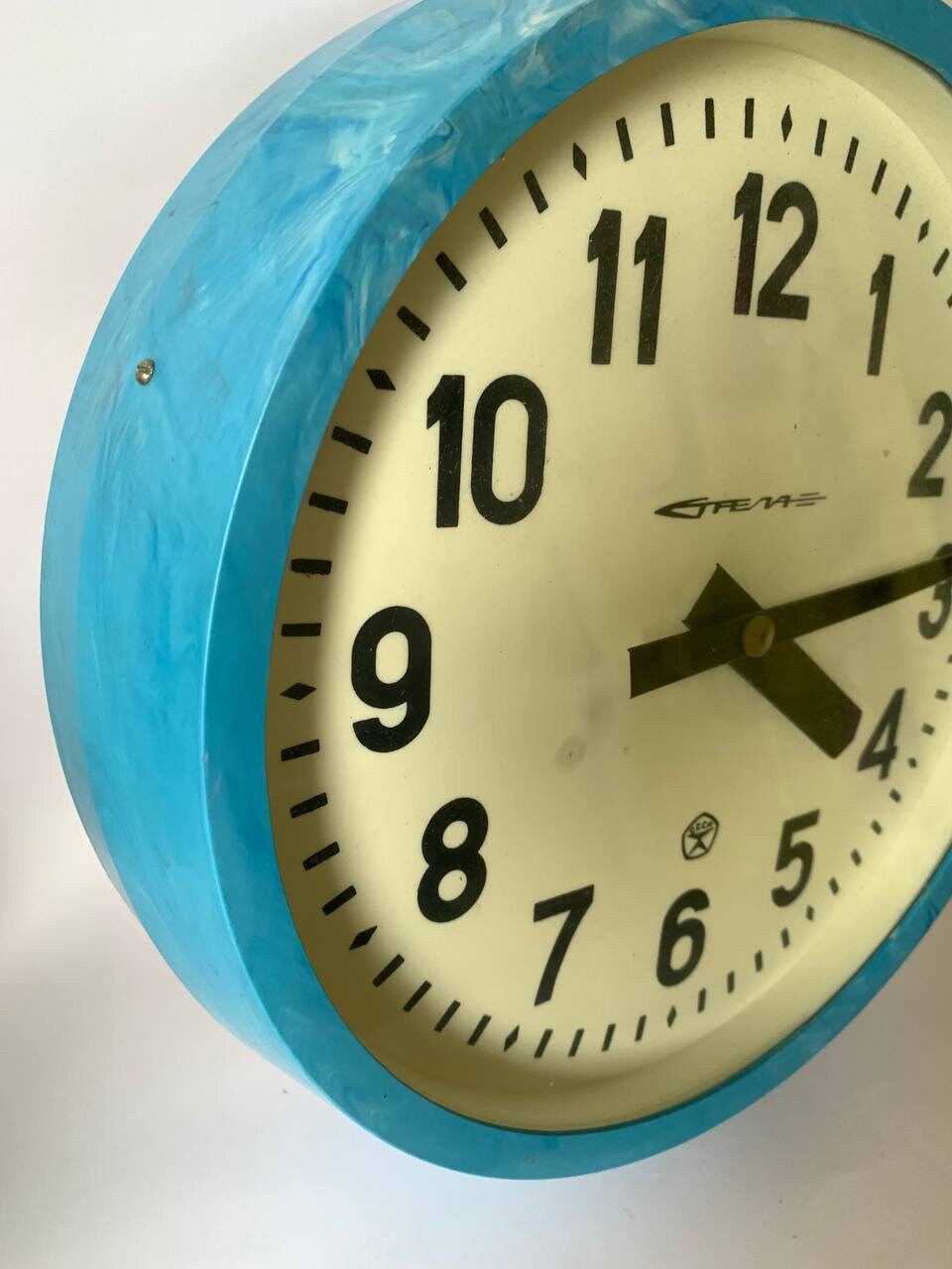 Vintage Clock, Wall Clock, Retro Clock, Soviet Clock, Electric Clock