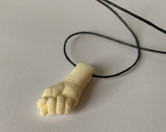 Handmade Pendant Fig, Jewerly Pendant, Bone Pendant, Fig Pendant, Necklace, Bone Amulet Fig, Bone Talisman Fig, Bone Accessory, Bone Jewerly