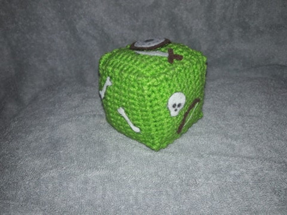 Dice Bag Crochet Pattern Gelatinous Cube Zipper Bag Etsy