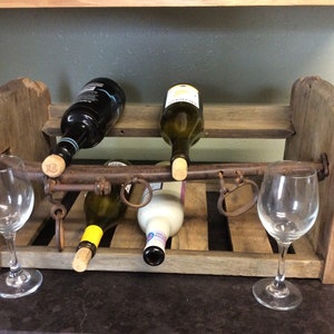 Wine Yoke Etsy