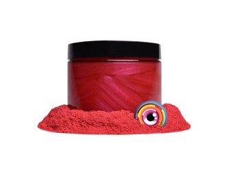 Eye Candy “Indian Red” Mica Pigment Powder MultiPurpose | Natural Bath Bombs, Resin, Paint, Epoxy, Soap, Nail Polish, Lip Balm