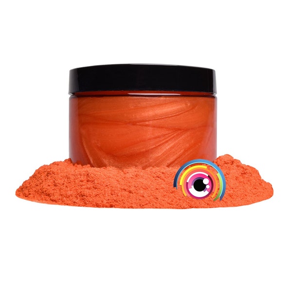 Eye Candy “Kaki Orange” Mica Pigment Powder MultiPurpose | Natural Bath Bombs, Resin, Paint, Epoxy, Soap, Nail Polish, Lip Balm
